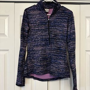 Nike Pro Dri-Fit Purple Quarter Zip size Medium